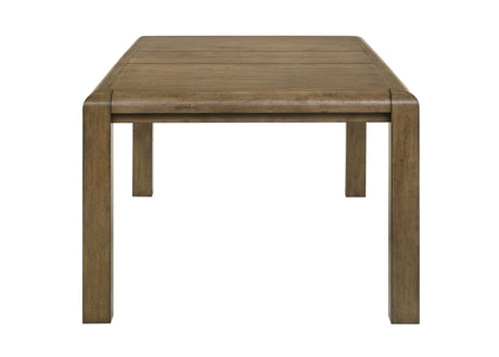 Cockrell Brown/Beige Dining Table with 18"Leaf from Crown Mark - Luna Furniture