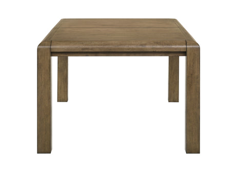 Cockrell Brown/Beige Dining Table with 18"Leaf from Crown Mark - Luna Furniture