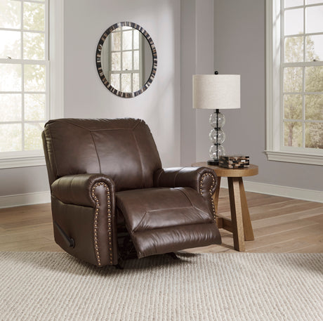 Colleton Dark Brown Leather Living Room Set from Ashley - Luna Furniture