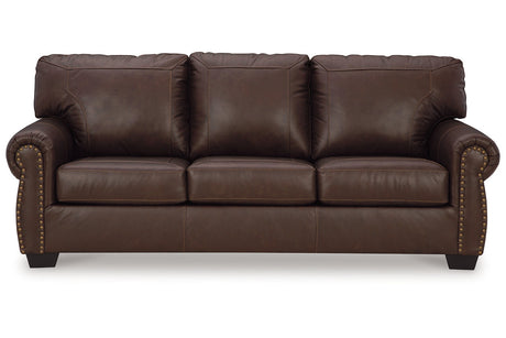 Colleton Dark Brown Sofa and Recliner from Ashley - Luna Furniture