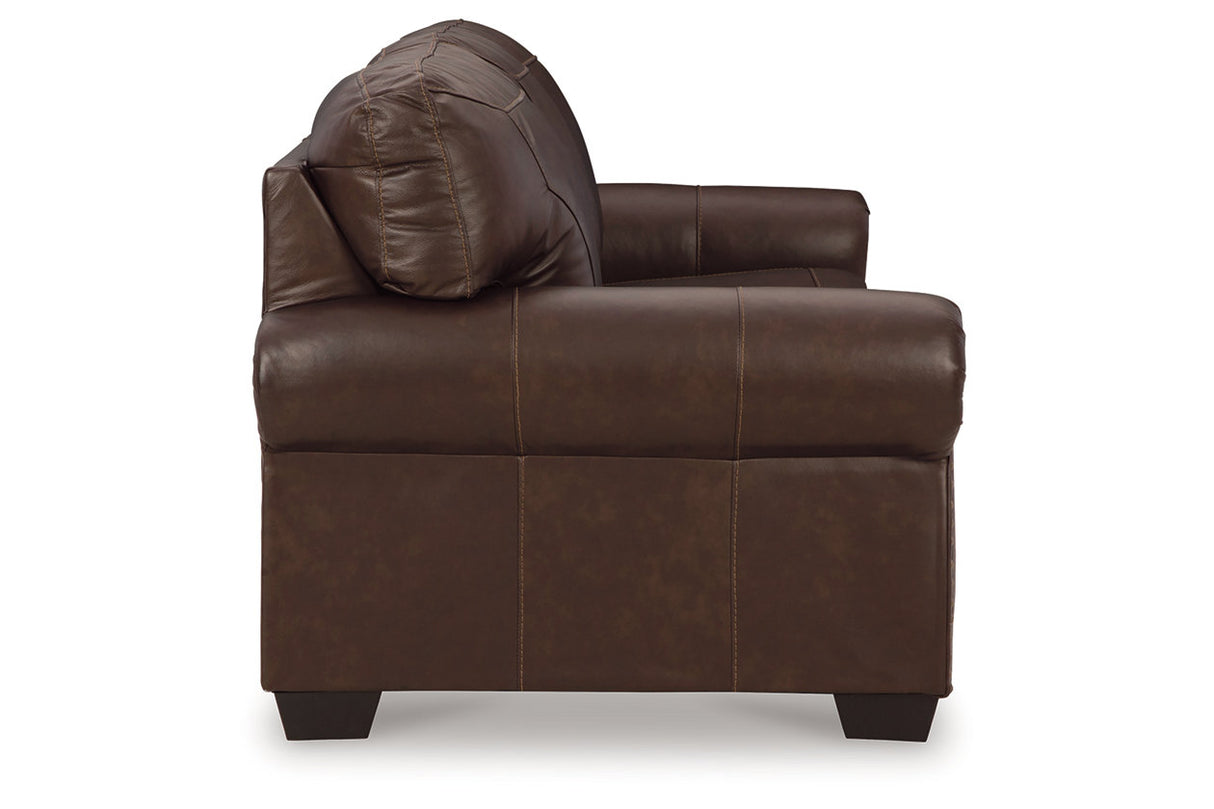 Colleton Dark Brown Sofa and Recliner from Ashley - Luna Furniture