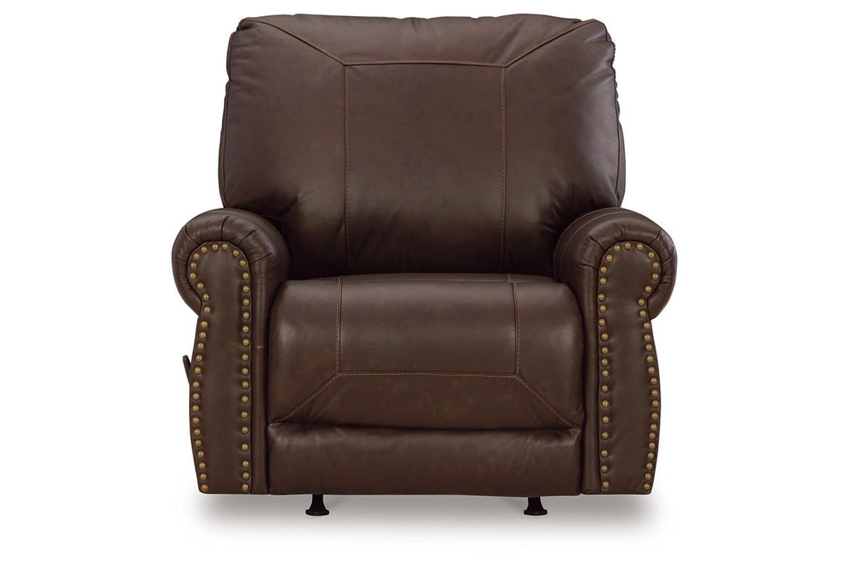 Colleton Dark Brown Sofa and Recliner from Ashley - Luna Furniture