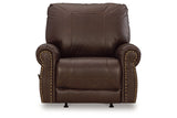 Colleton Dark Brown Sofa and Recliner from Ashley - Luna Furniture
