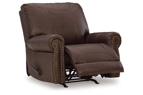 Colleton Dark Brown Sofa and Recliner from Ashley - Luna Furniture