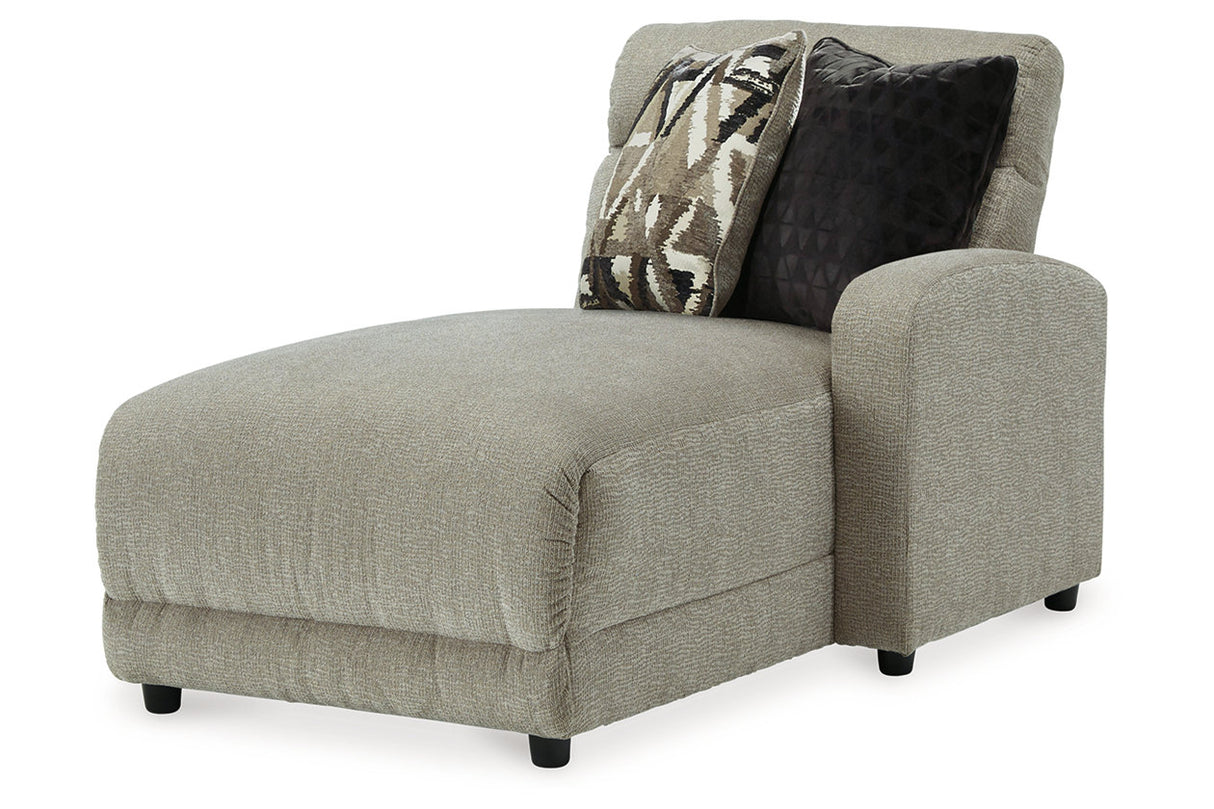 Colleyville Stone 3-Piece Power Reclining Sectional with Chaise from Ashley - Luna Furniture