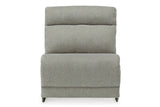 Colleyville Stone 4-Piece Power Reclining Sectional with Chaise from Ashley - Luna Furniture