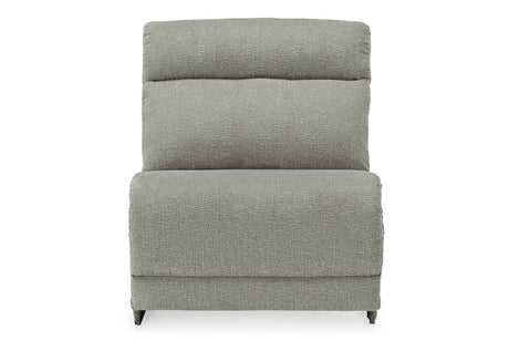 Colleyville Stone 4-Piece Power Reclining Sectional with Chaise from Ashley - Luna Furniture