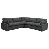 Collins Dark Gray 5-Piece Modular Power Reclining Sectional from Coaster - Luna Furniture