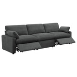 Collins Dark Gray Modular Power Reclining Sofa from Coaster - Luna Furniture
