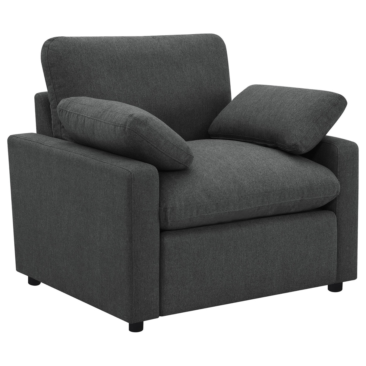 Collins Dark Gray Power Recliner Chair from Coaster - Luna Furniture
