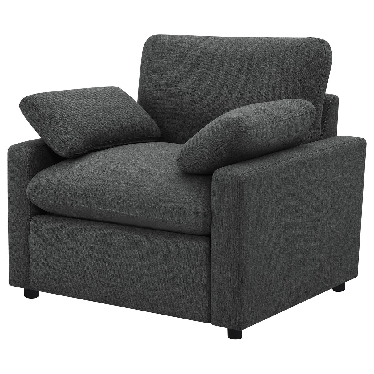 Collins Dark Gray Power Recliner Chair from Coaster - Luna Furniture