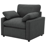 Collins Dark Gray Power Recliner Chair from Coaster - Luna Furniture