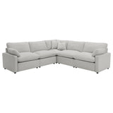 Collins Gray 5-Piece Modular Power Reclining Sectional Sofa from Coaster - Luna Furniture
