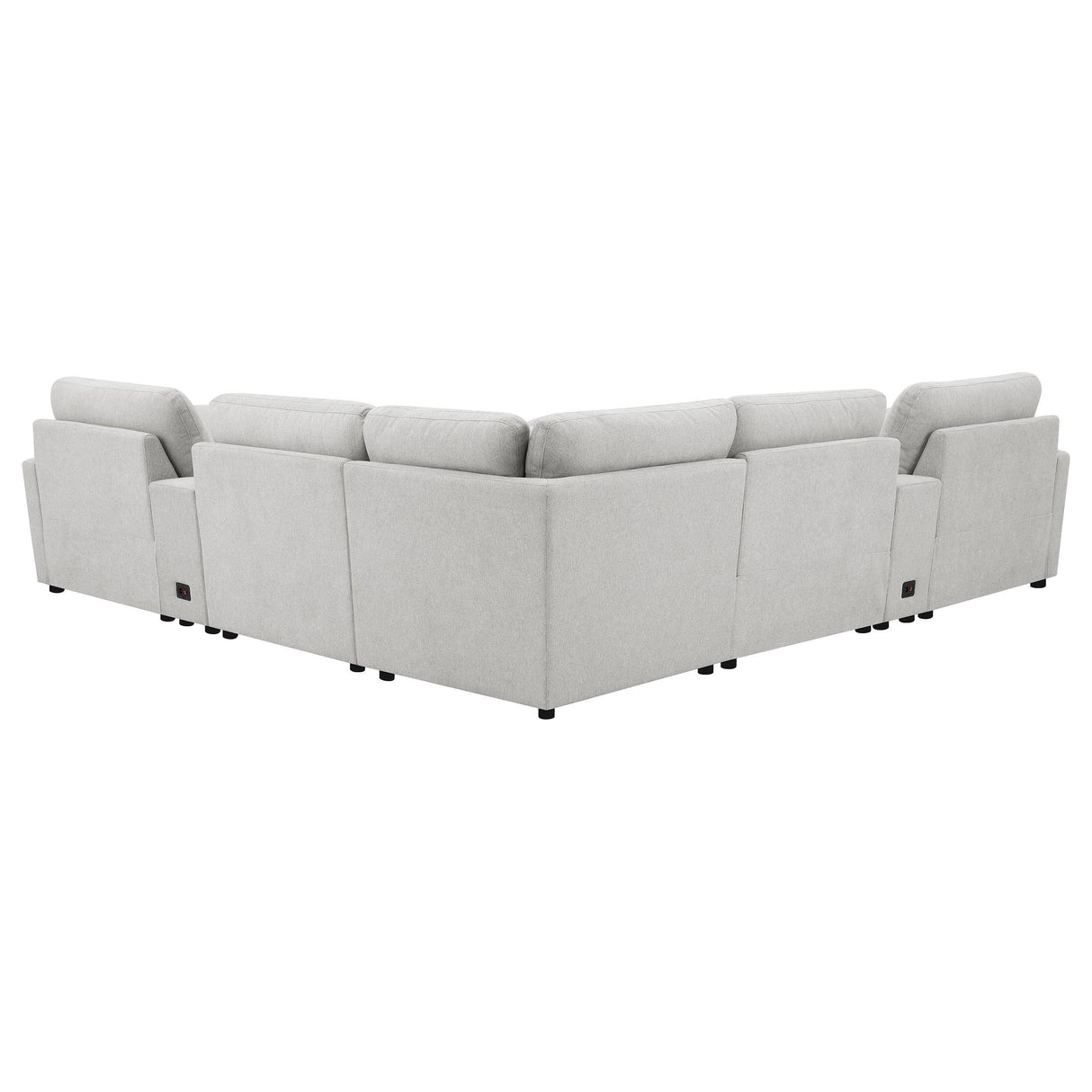 Collins Gray 7-Piece Modular Power Reclining Sectional from Coaster - Luna Furniture