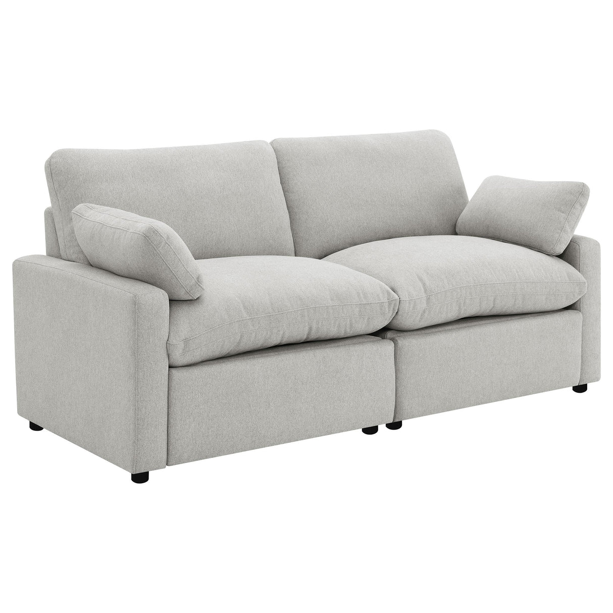 Collins Gray Modular Power Reclining Loveseat from Coaster - Luna Furniture