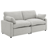 Collins Gray Modular Power Reclining Loveseat from Coaster - Luna Furniture