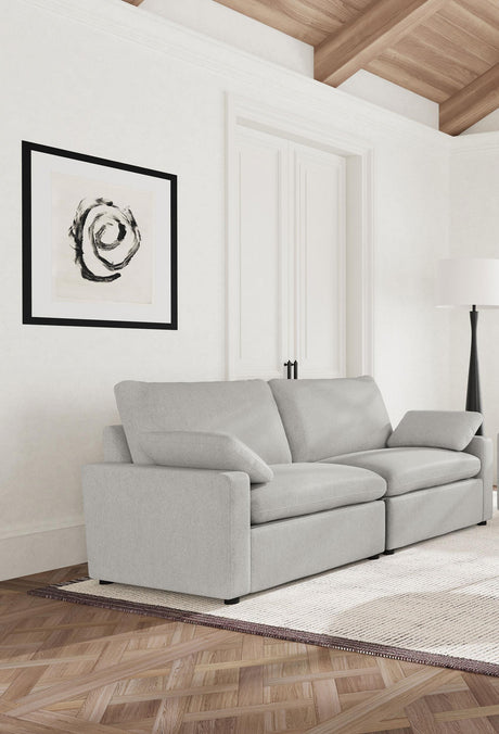 Collins Gray Modular Power Reclining Loveseat from Coaster - Luna Furniture