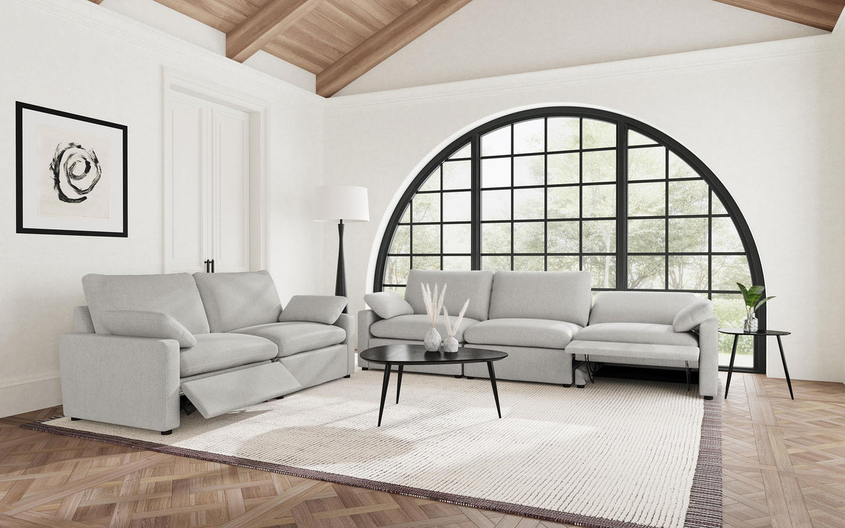 Collins Gray Modular Power Reclining Loveseat from Coaster - Luna Furniture