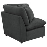 Collins Modular Corner Chair Dark Grey from Coaster - Luna Furniture