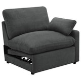 Collins Modular RAF Power Recliner Dark Grey from Coaster - Luna Furniture