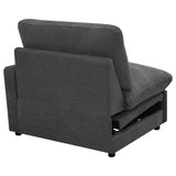 Collins Modular RAF Power Recliner Dark Grey from Coaster - Luna Furniture