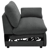 Collins Modular RAF Power Recliner Dark Grey from Coaster - Luna Furniture