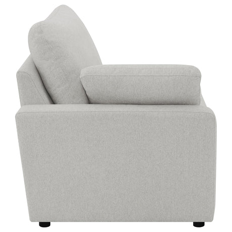Collins Upholstered LAF Power Recliner Grey from Coaster - Luna Furniture