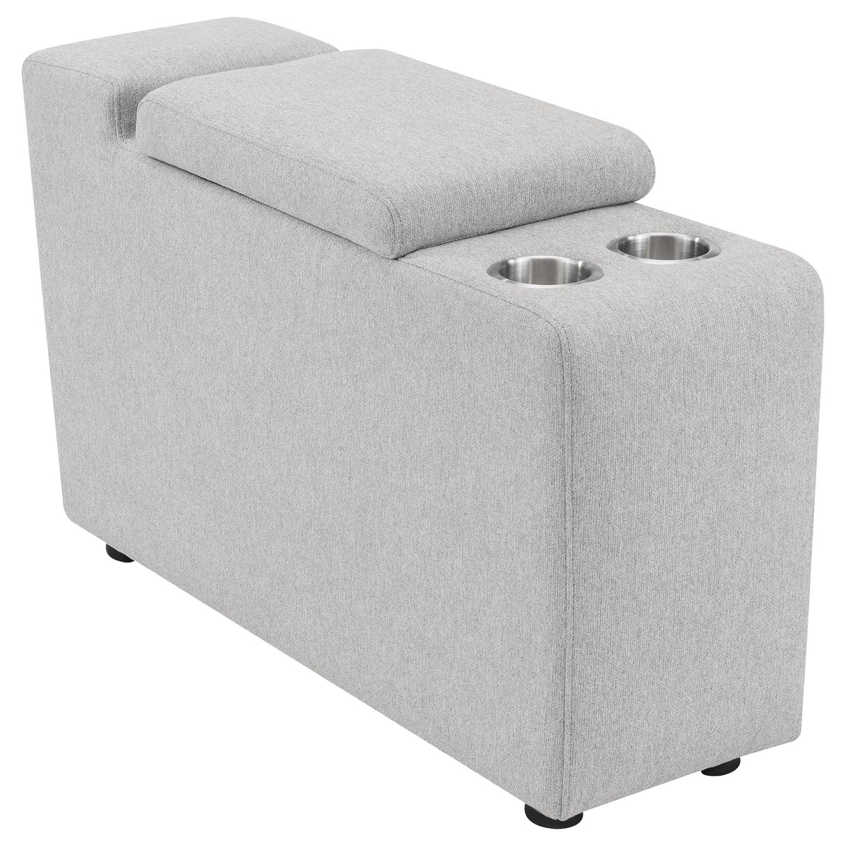 Collins Upholstered Modular Storage Console Grey from Coaster - Luna Furniture