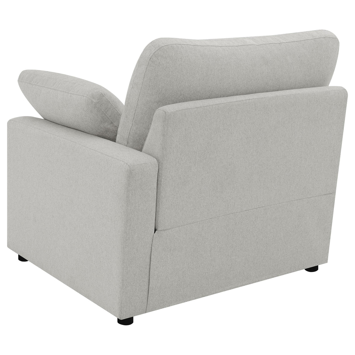 Collins Upholstered RAF Power Recliner Grey from Coaster - Luna Furniture