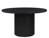 Colvin 5-Piece 52-inch Round Dining Set, Black from Steve Silver - Luna Furniture