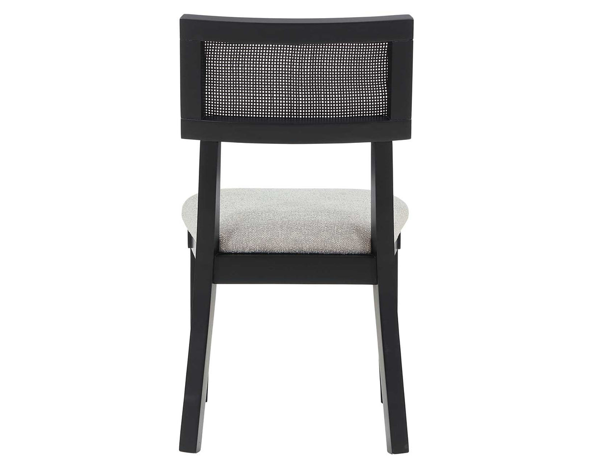 Colvin Cane Side Chair, Black from Steve Silver - Luna Furniture