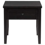Concord Distressed Java 1-Drawer Square End Table from Coaster - Luna Furniture