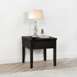 Concord Distressed Java 1-Drawer Square End Table from Coaster - Luna Furniture