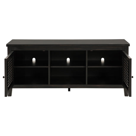 Concord Distressed Java 2-Door TV Stand Console from Coaster - Luna Furniture