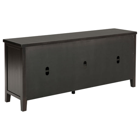 Concord Distressed Java 2-Door TV Stand Console from Coaster - Luna Furniture