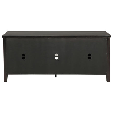 Concord Distressed Java 2-Door TV Stand Console from Coaster - Luna Furniture