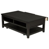 Concord Distressed Java 2-Drawer Rectangular Coffee Table from Coaster - Luna Furniture