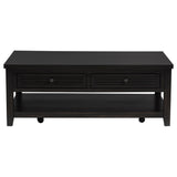 Concord Distressed Java 2-Piece Coffee and End Table Set from Coaster - Luna Furniture