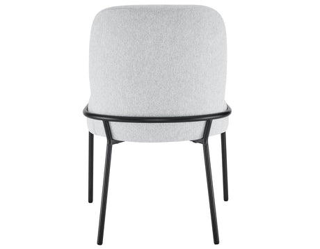 Conrad Upholstered Side Chair with Black Leg from Steve Silver - Luna Furniture