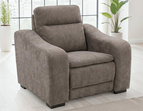 Conroe Gray Dual-Power Recliner from Steve Silver - Luna Furniture