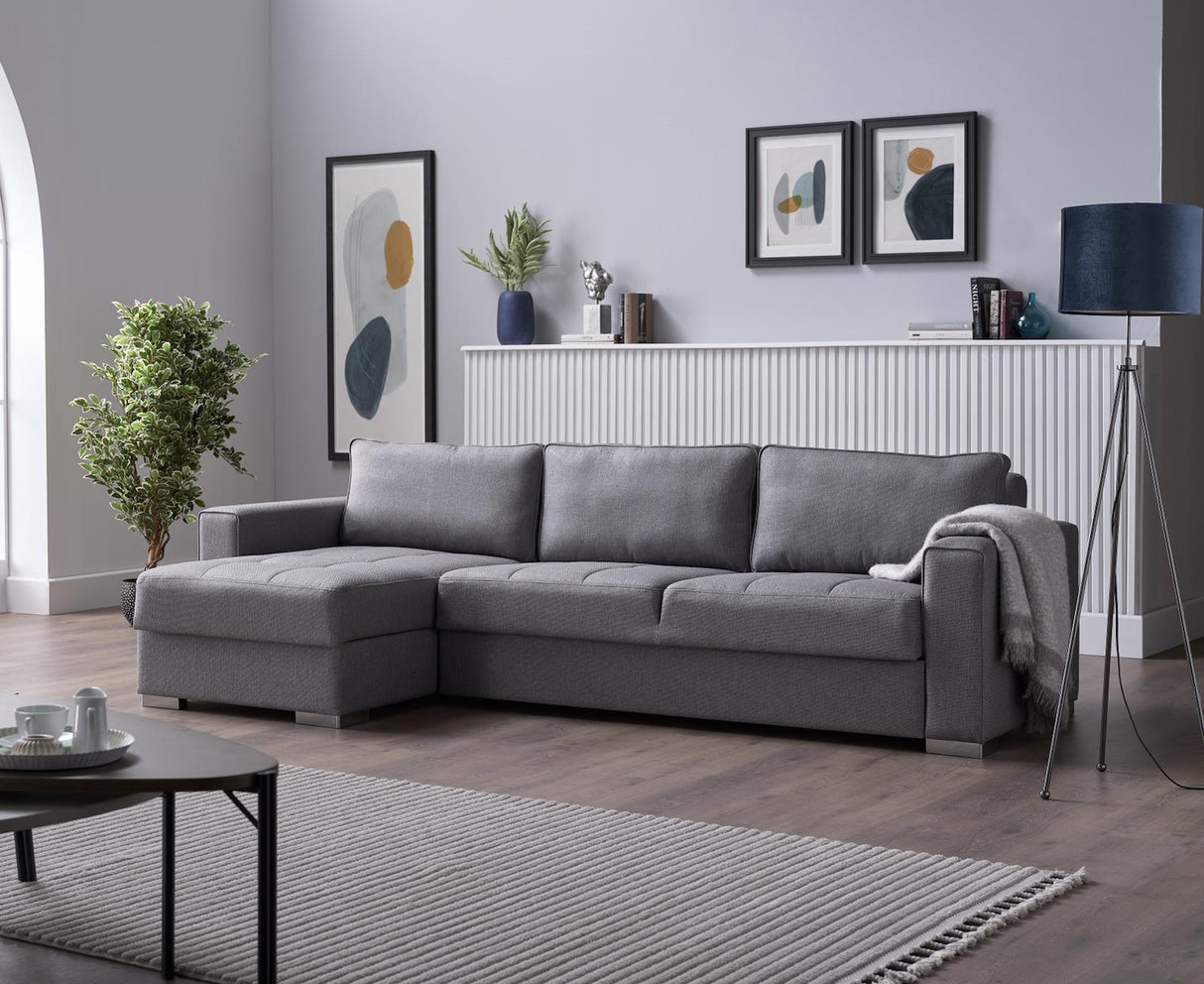 Cooper Spar Light Gray Sectional from Bellona - Luna Furniture