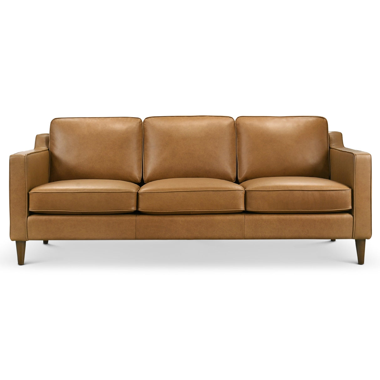 Cooper Tan Genuine Leather Sofa from Midinmod - Luna Furniture