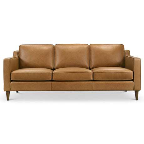 Cooper Tan Genuine Leather Sofa from Midinmod - Luna Furniture
