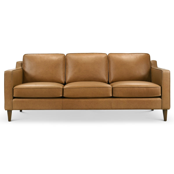 Cooper Tan Genuine Leather Sofa