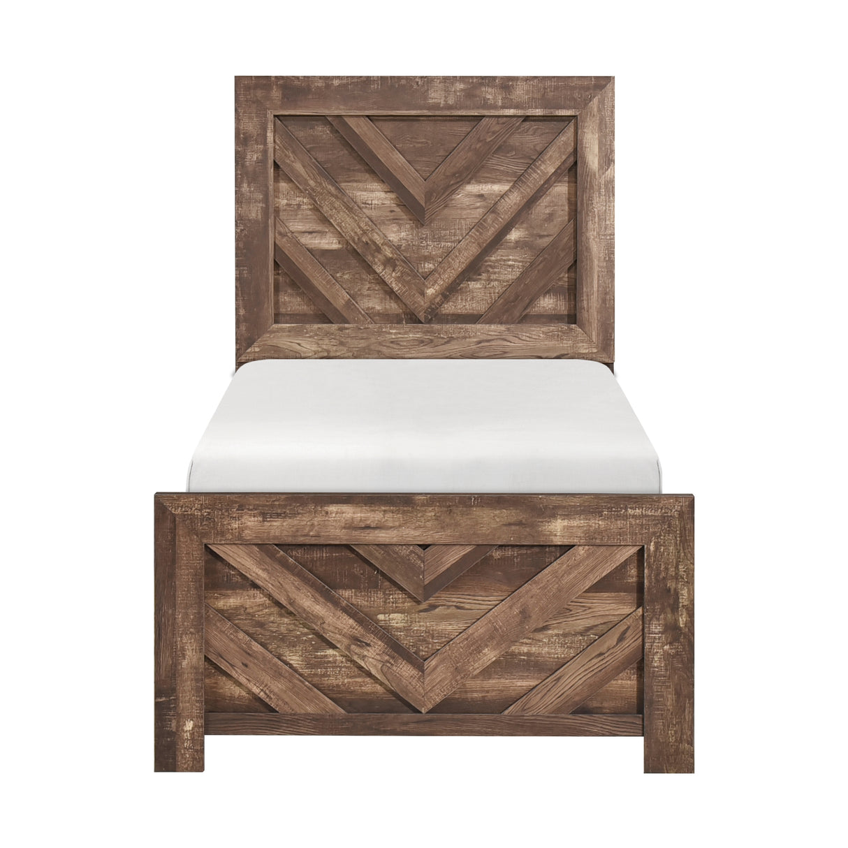 Corbin Brown Crossbuck Panel Youth Bedroom Set from Homelegance - Luna Furniture