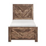 Corbin Brown Crossbuck Panel Youth Bedroom Set from Homelegance - Luna Furniture
