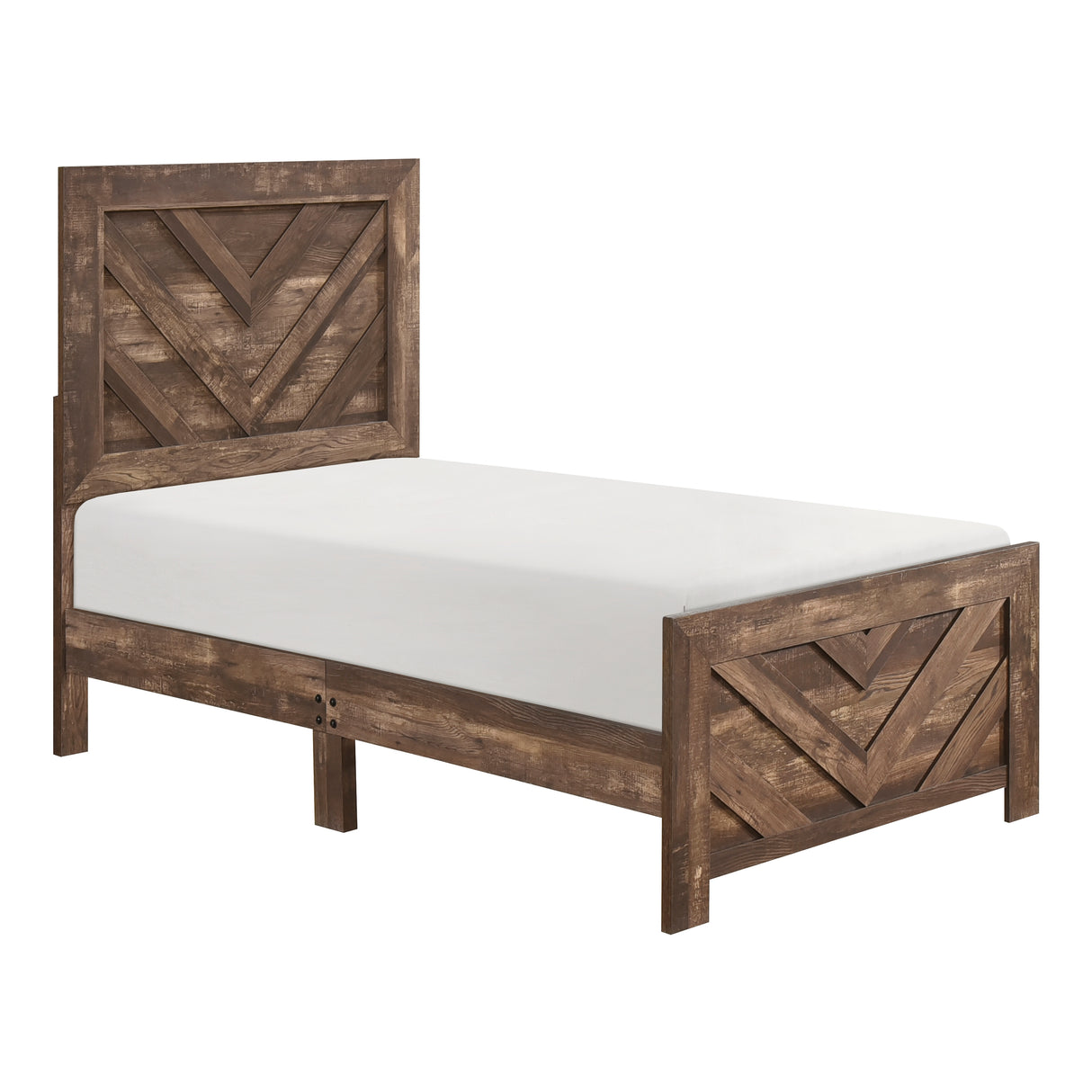 Corbin Brown Crossbuck Panel Youth Bedroom Set from Homelegance - Luna Furniture