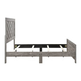 Corbin Gray Crossbuck Panel Bedroom Set from Homelegance - Luna Furniture