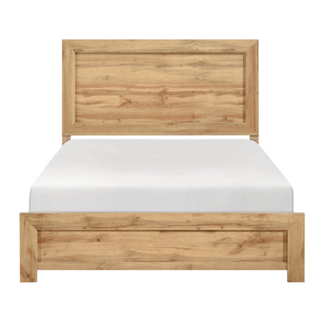 Corbin Natural Full Panel Bed from Homelegance - Luna Furniture