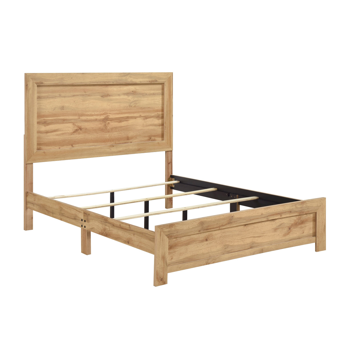 Corbin Natural King Panel Bed from Homelegance - Luna Furniture